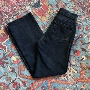 Abercrombie & Fitch High Rise 90s Split Hem Jeans